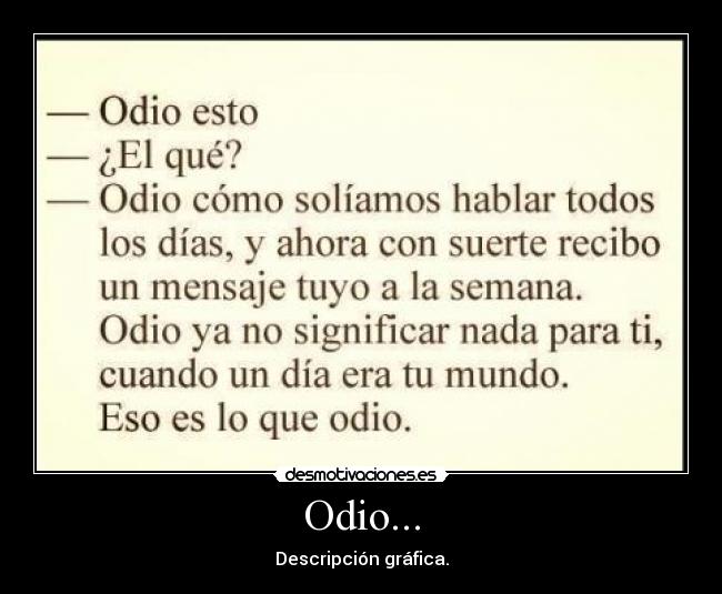 Odio... - 