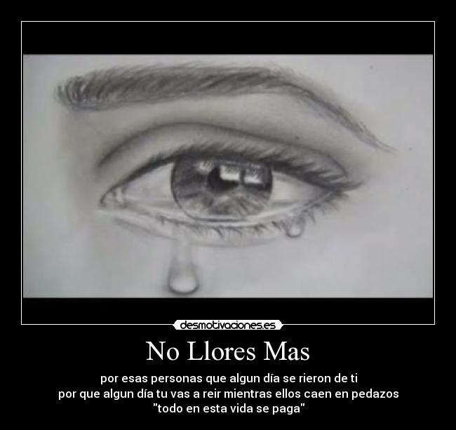 No Llores Mas -