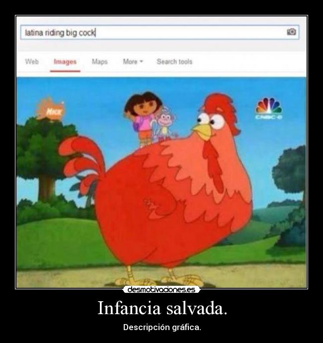 Infancia salvada. - Descripción gráfica.