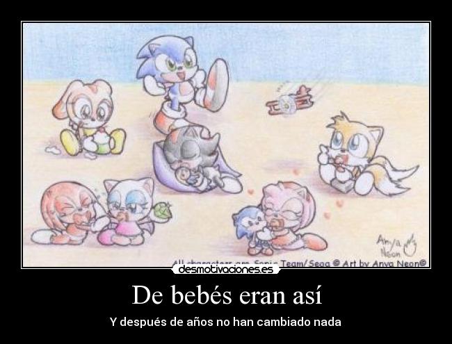 De bebés eran así - Y después de años no han cambiado nada