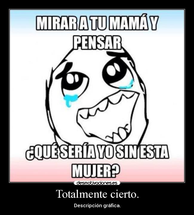 Totalmente cierto. - Descripción gráfica.