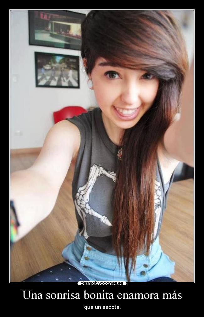 Una sonrisa bonita enamora más -