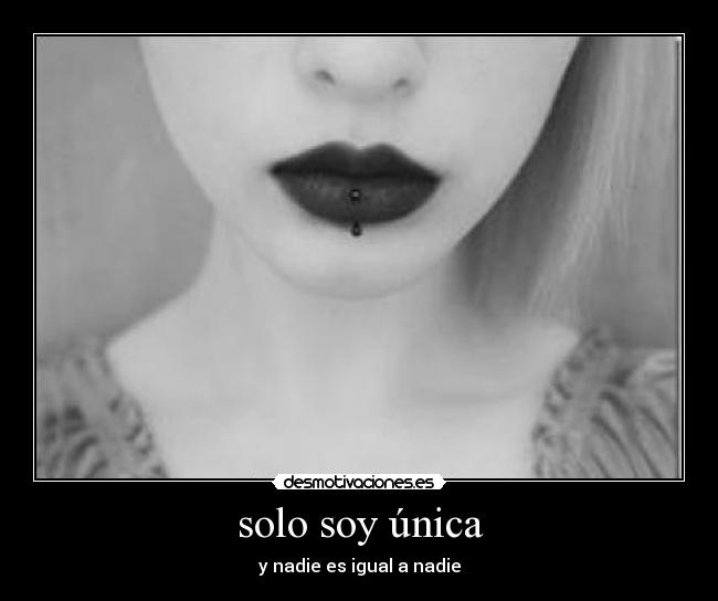solo soy única - 