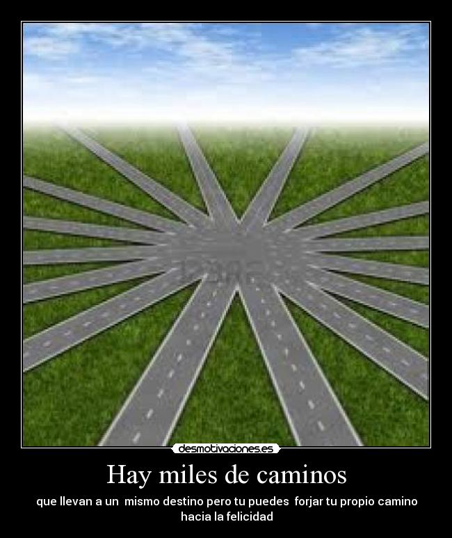 carteles caminos desmotivaciones