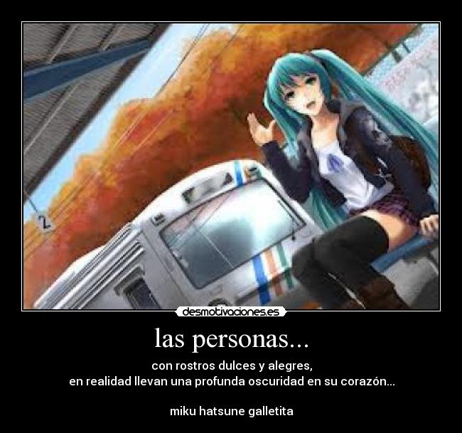 las personas... - 