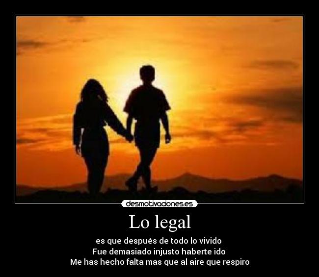 Lo legal -