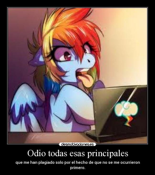 Odio todas esas principales - 