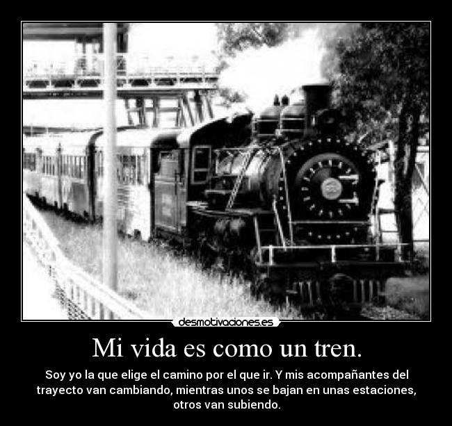 carteles vida tren vida desmotivaciones
