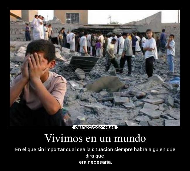 Vivimos en un mundo - 