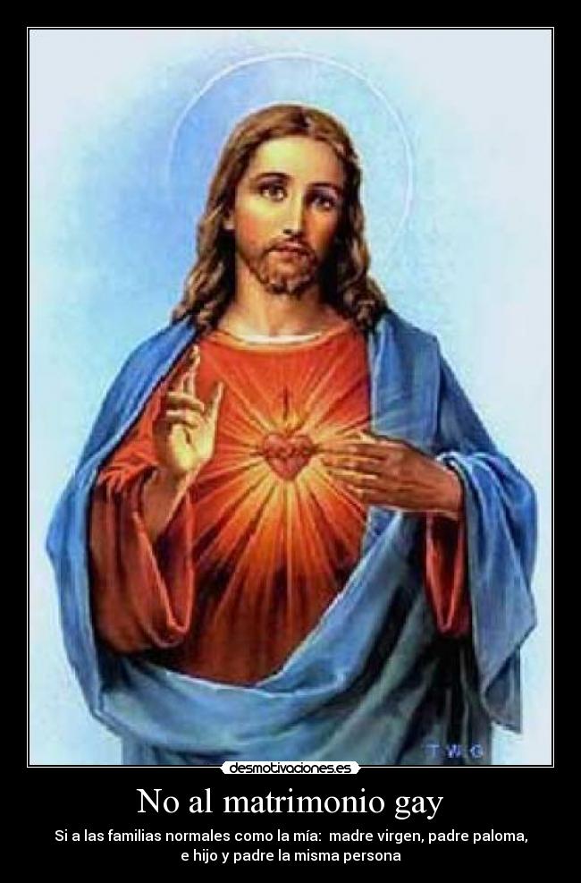 No al matrimonio gay -