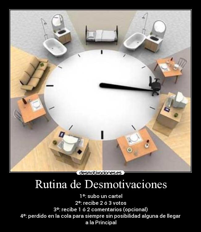 Rutina de Desmotivaciones -