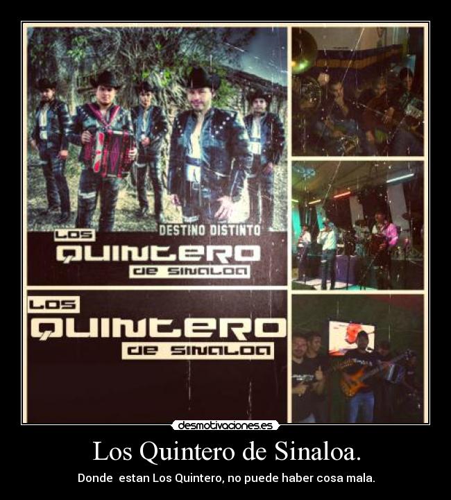 Los Quintero de Sinaloa. - Donde estan Los Quintero, no puede haber cosa mala.