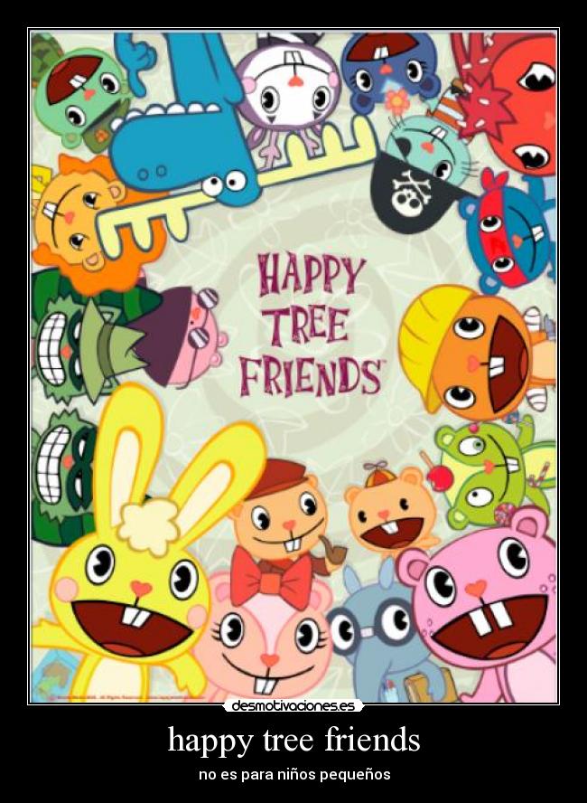 happy tree friends - no es para niños pequeños