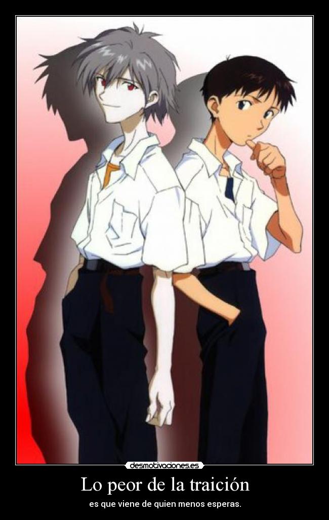 Lo peor de la traición -