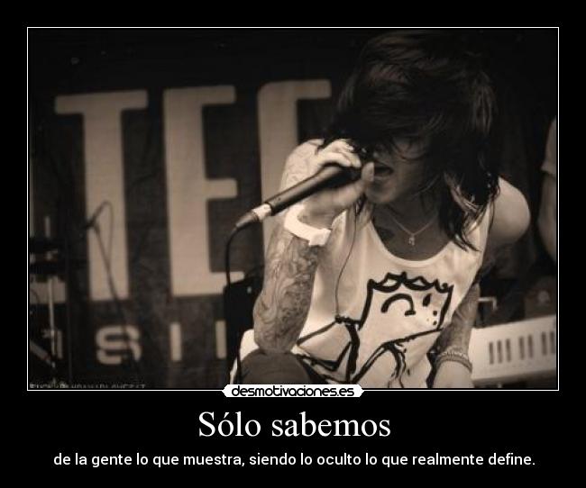 Sólo sabemos -