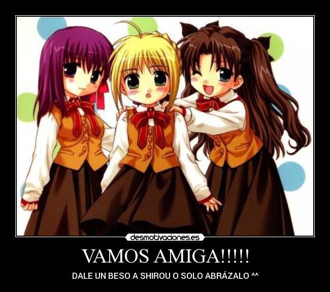 VAMOS AMIGA!!!!! -