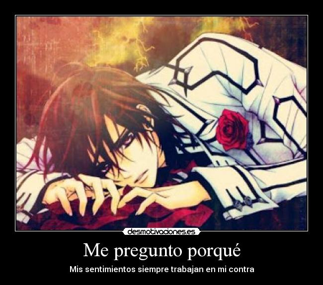 Me pregunto porqué -