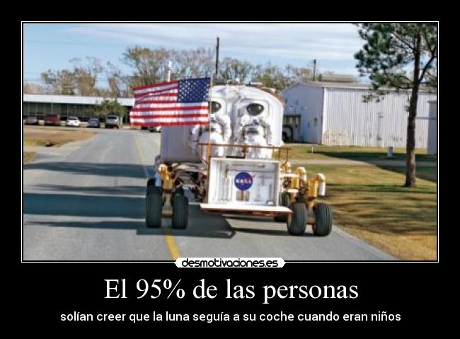 El 95% de las personas -