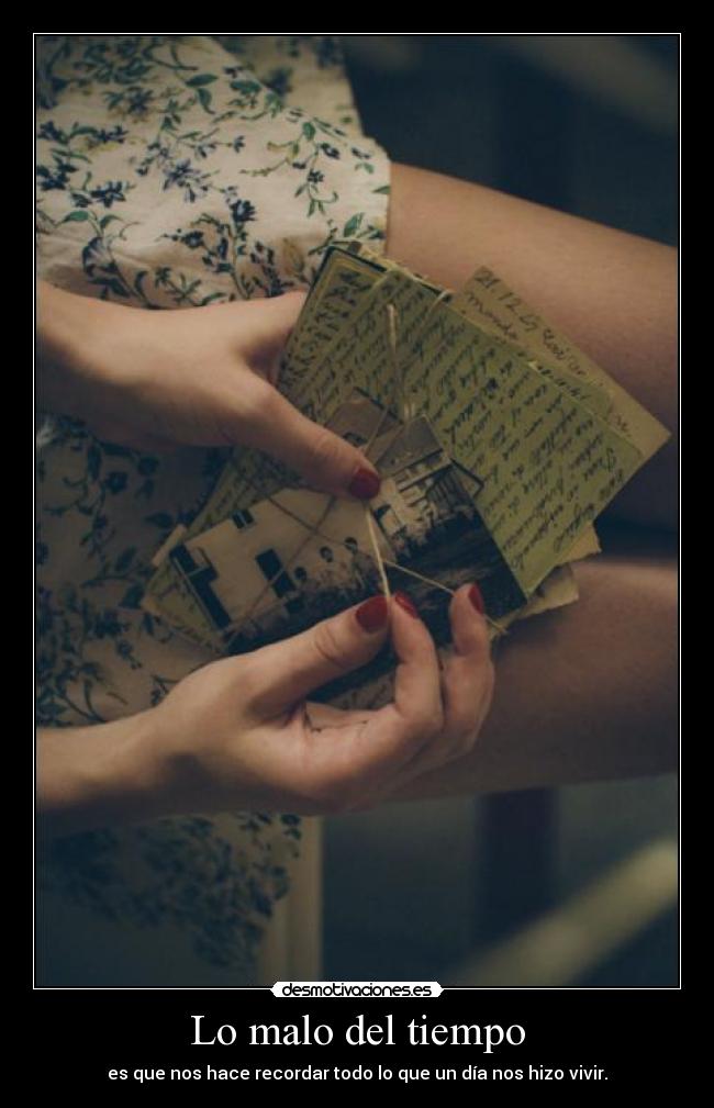 Lo malo del tiempo -