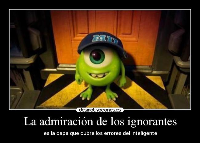 carteles mike monstruos desmotivaciones