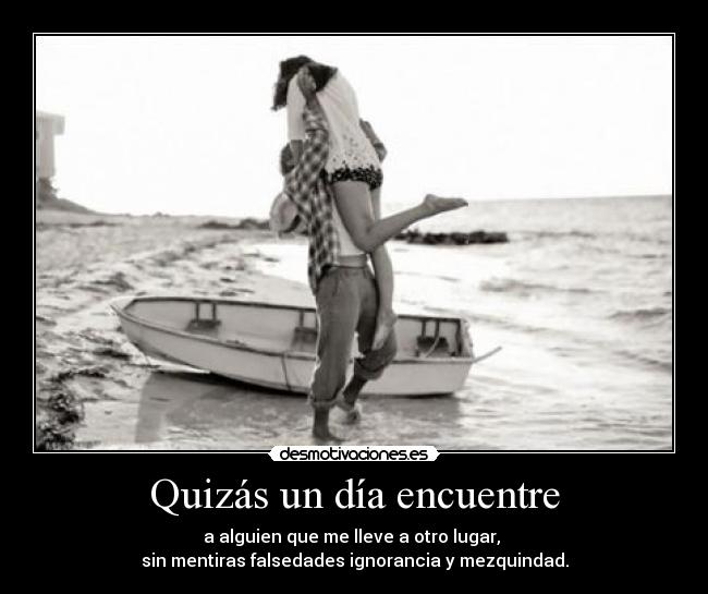 Quizás un día encuentre -