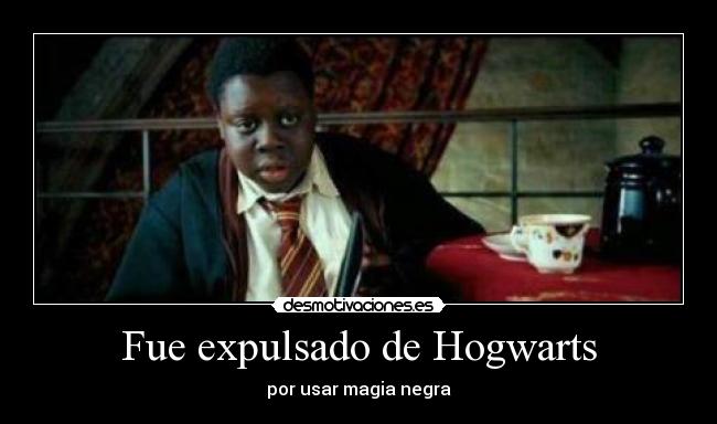 Fue expulsado de Hogwarts -