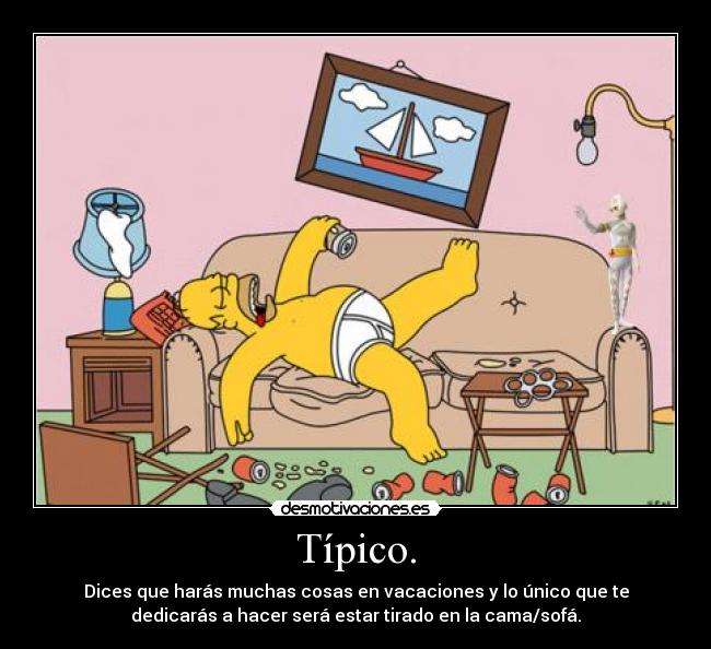 carteles para mayoria gente homer jay simpson sofa una silueta desmotivaciones