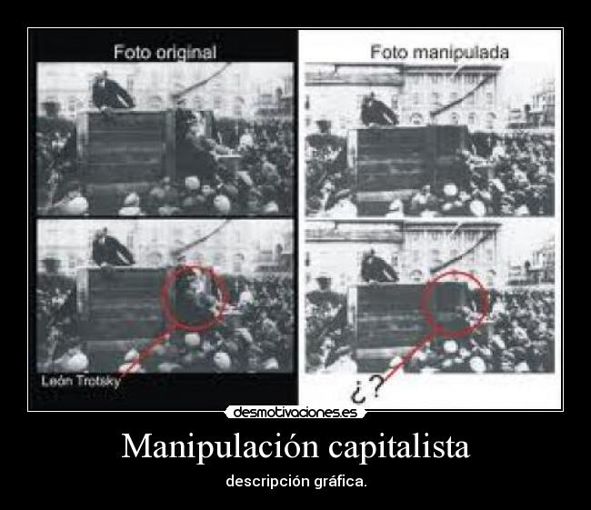 Manipulación capitalista - descripción gráfica.