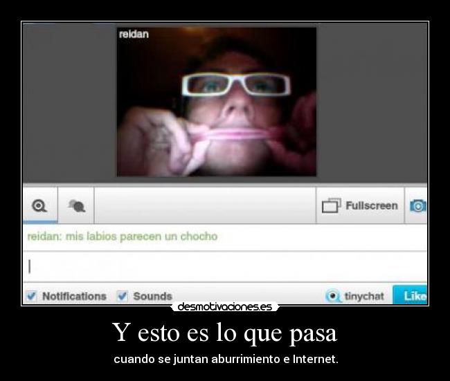 Y esto es lo que pasa -