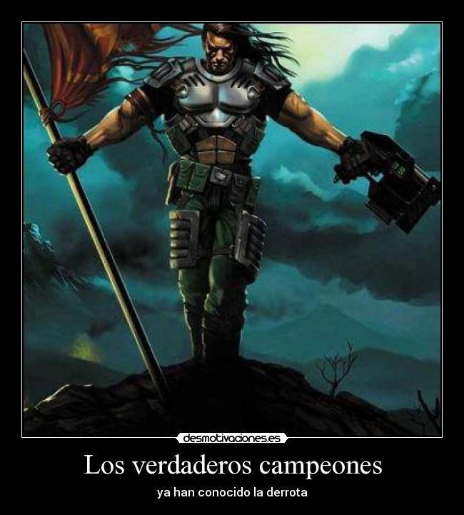carteles unreal tournament campeones derrota desmotivaciones