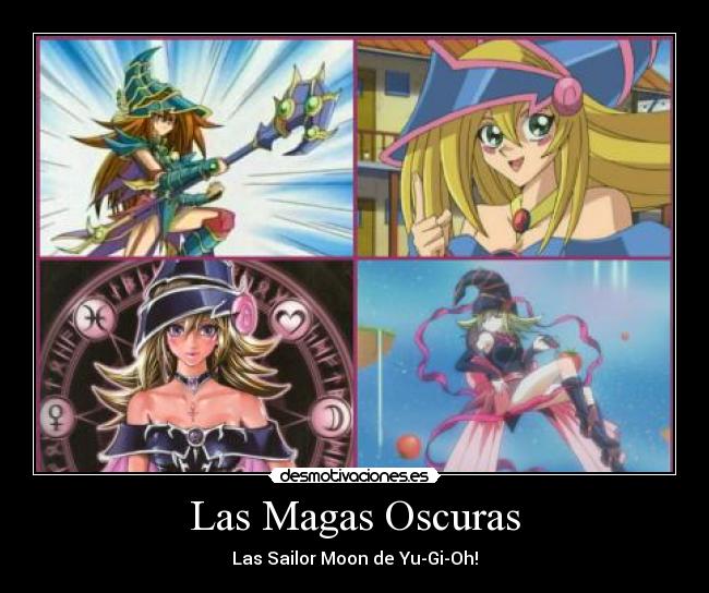 carteles dark magician girl valkiria gagaga magi maga oscura yugioh anime manga chicas magicas desmotivaciones