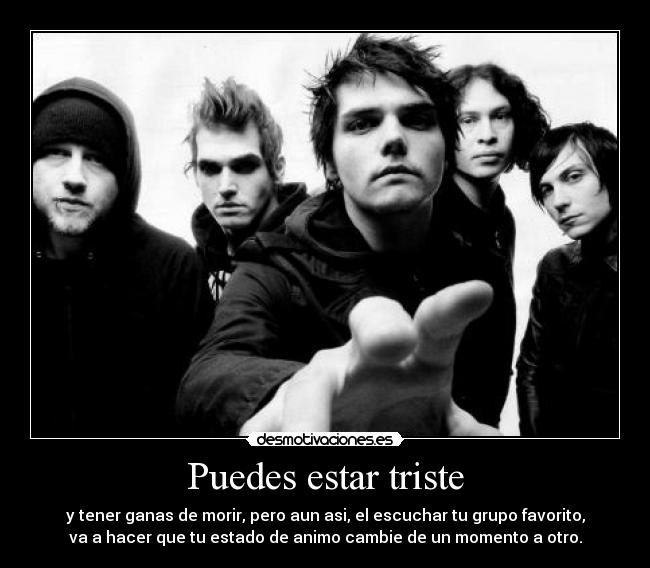 Puedes estar triste -