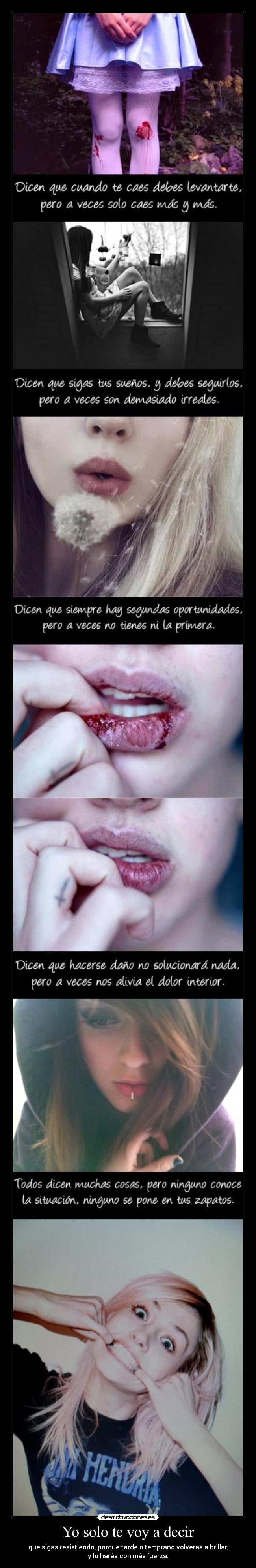 Yo solo te voy a decir -