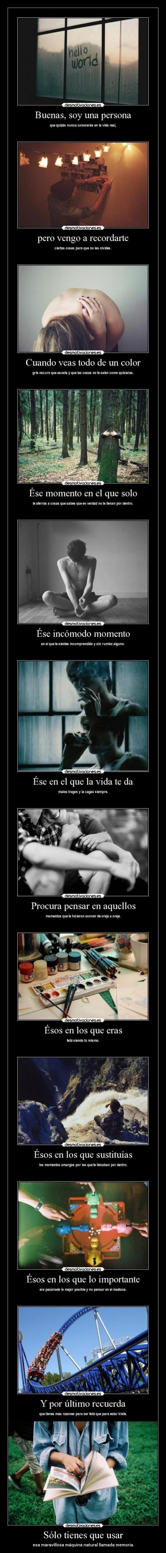 Sólo tienes que usar - 