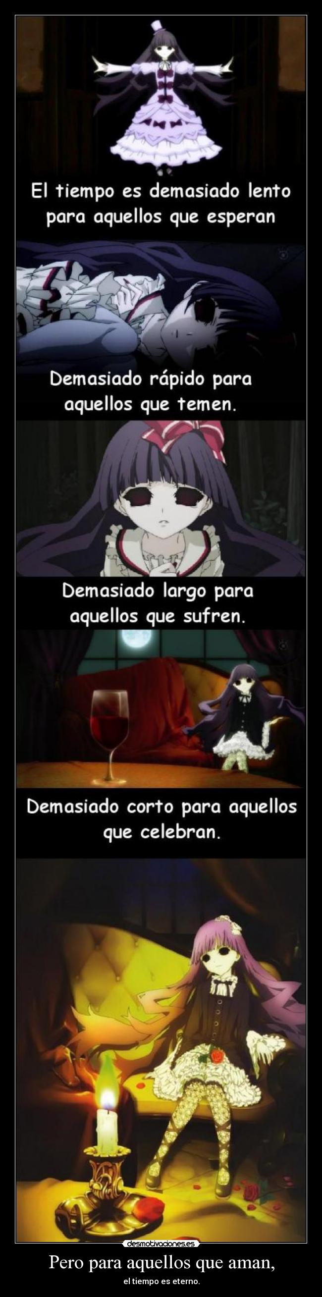 Pero para aquellos que aman, - 