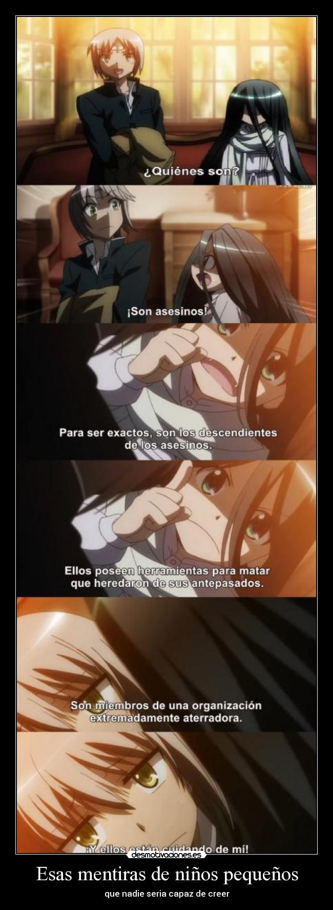 Esas mentiras de niños pequeños -