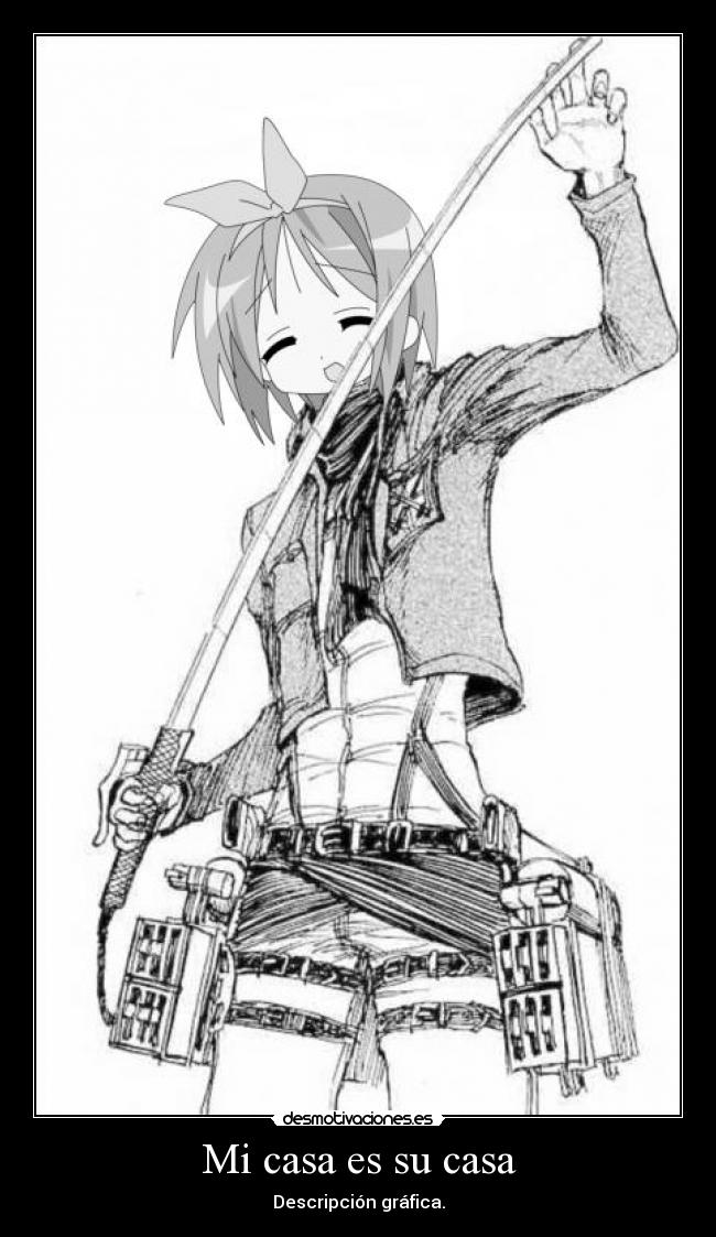 carteles casa casa mikasa shingeki kyojin tsukasa lucky star caaasa teleefono caaasa teleeefono desmotivaciones