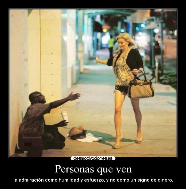 Personas que ven -