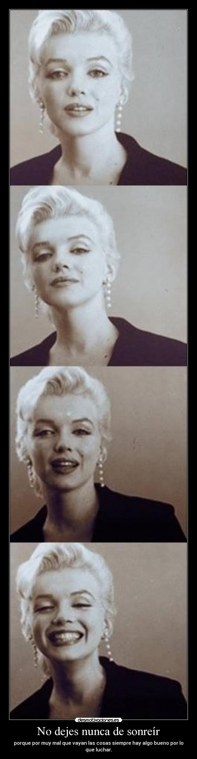 No dejes nunca de sonreír -