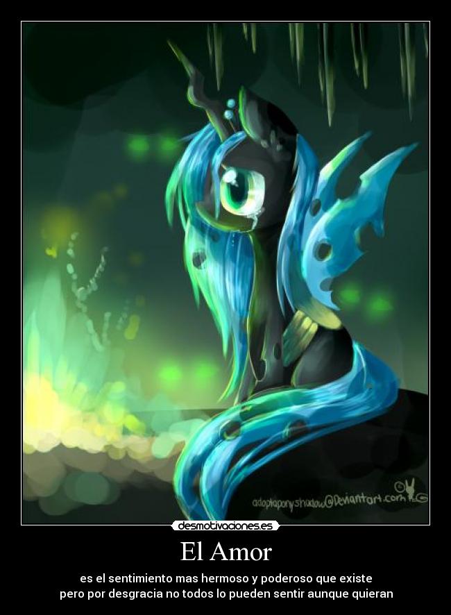 El Amor - es el sentimiento mas hermoso y poderoso que existe
pero por desgracia no todos lo pueden sentir aunque quieran