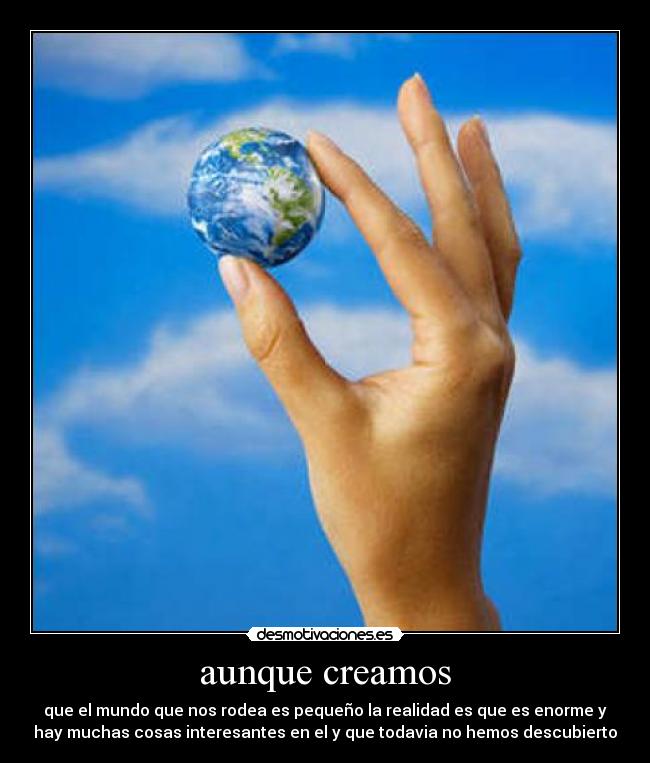 aunque creamos - 