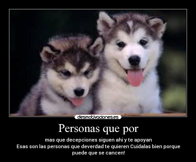 Personas que por - 