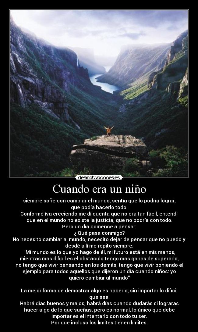 Cuando era un niño - 