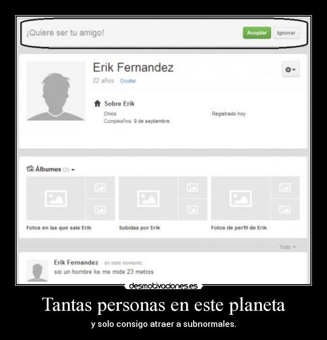 Tantas personas en este planeta -
