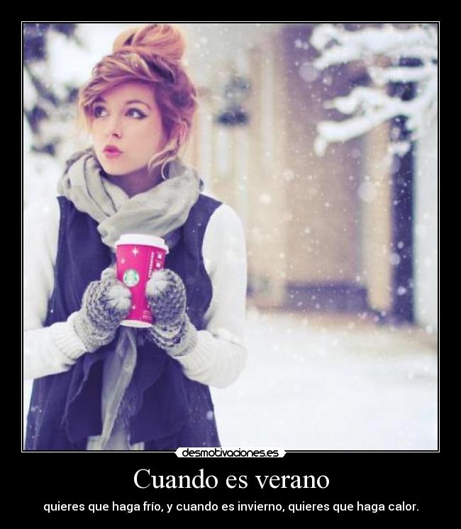 Cuando es verano -