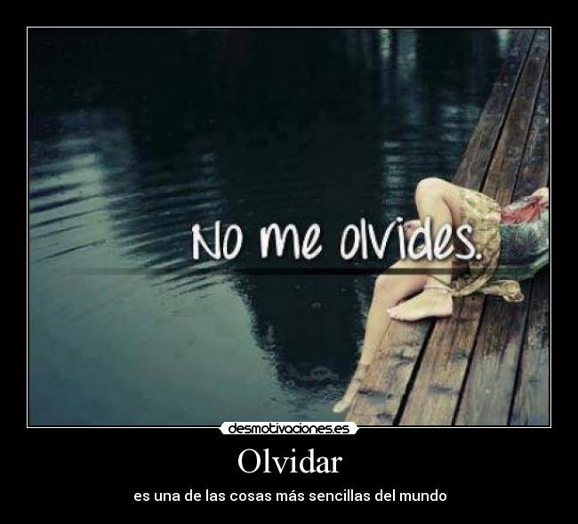 carteles olvidar olvidar solamente aprende como desmotivaciones