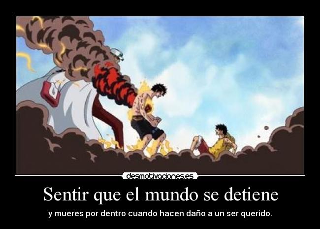 Sentir que el mundo se detiene - 