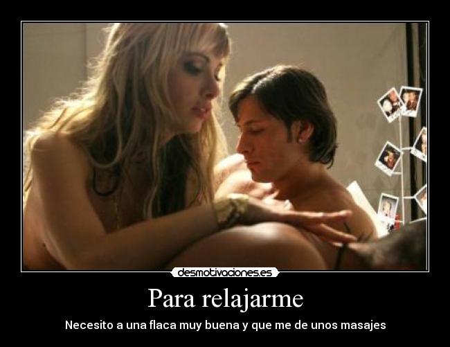 carteles relajarme flaca masajes desmotivaciones