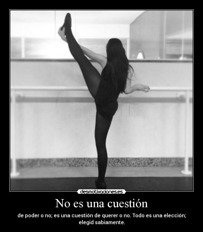 No es una cuestión -