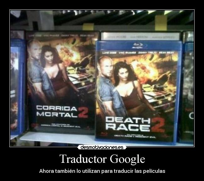 Traductor Google - Ahora también lo utilizan para traducir las películas
